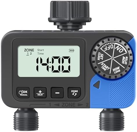 Timer Dual Outlet - Smart Sprinkle Timer for Garden Hose