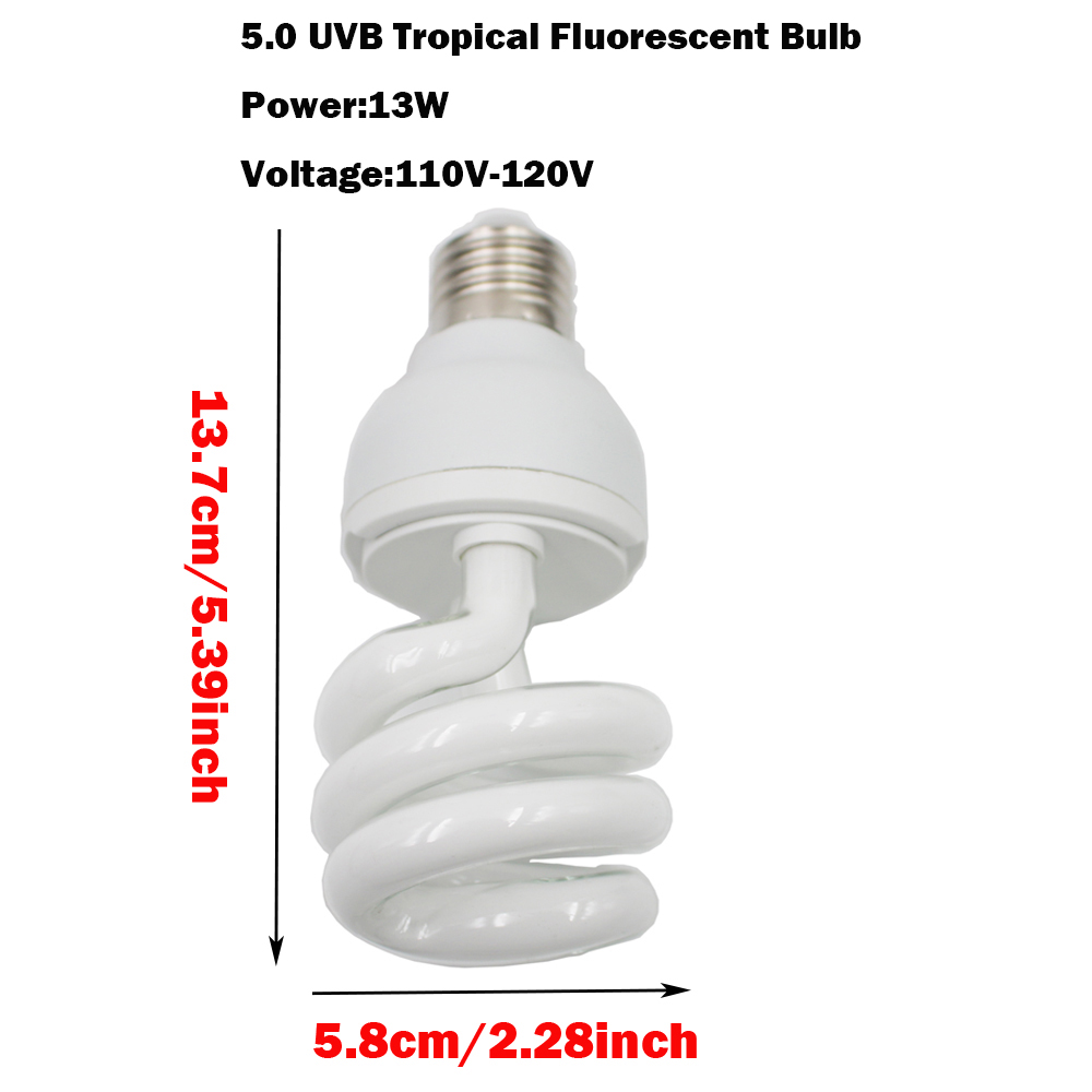 Reptile 5.0 UVB Lamp Bulb Ligh - đánh giá và giá Calcium Powder Reptile