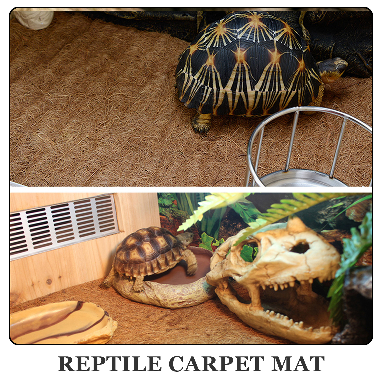 Coconut Fiber Mat 0 5x2m Repti - đánh giá và giá Substrate Coconut Fiber