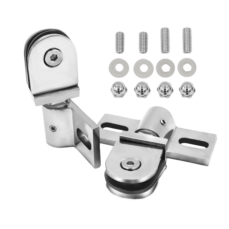 Bathroom glass door clip/clamp - đánh giá và giá Glass Door Hinge