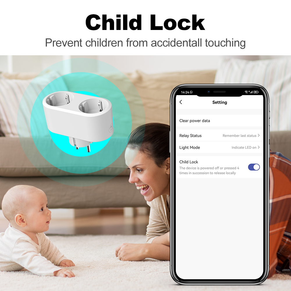 Tuya WiFi Dual Outlet 16A APP  - đánh giá và giá Timer Dual Outlet