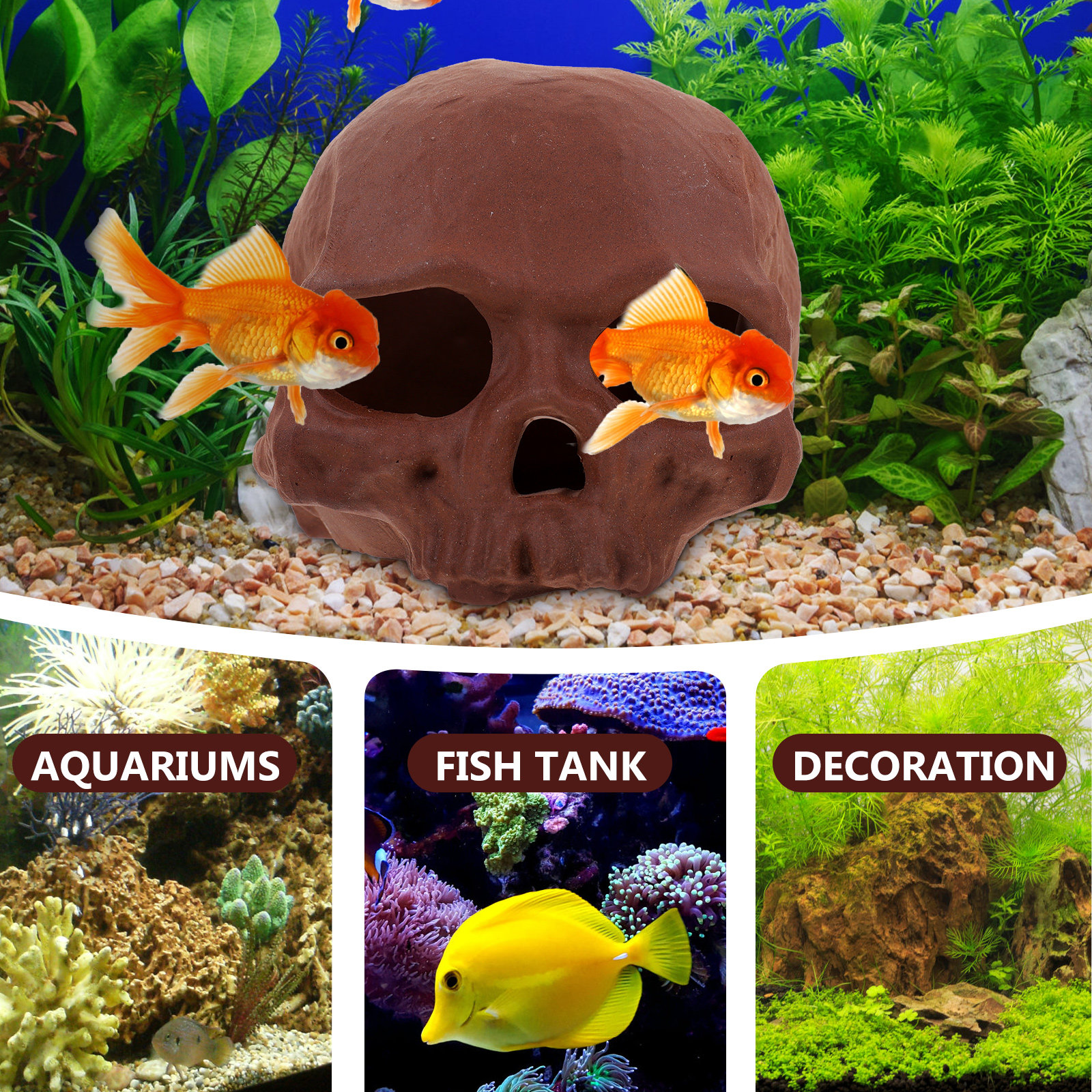 Ceramic Fish Tank Decoration S - đánh giá và giá Hide Cave Ceramic
