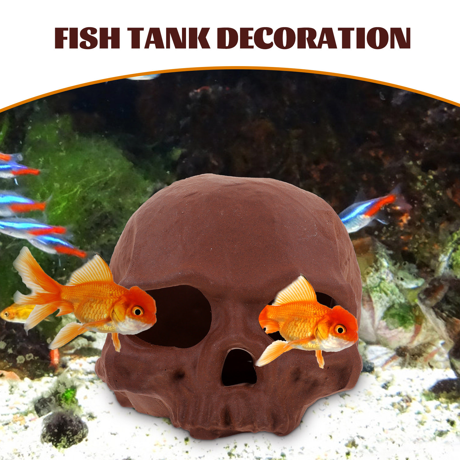 Ceramic Fish Tank Decoration S - đánh giá và giá Hide Cave Ceramic