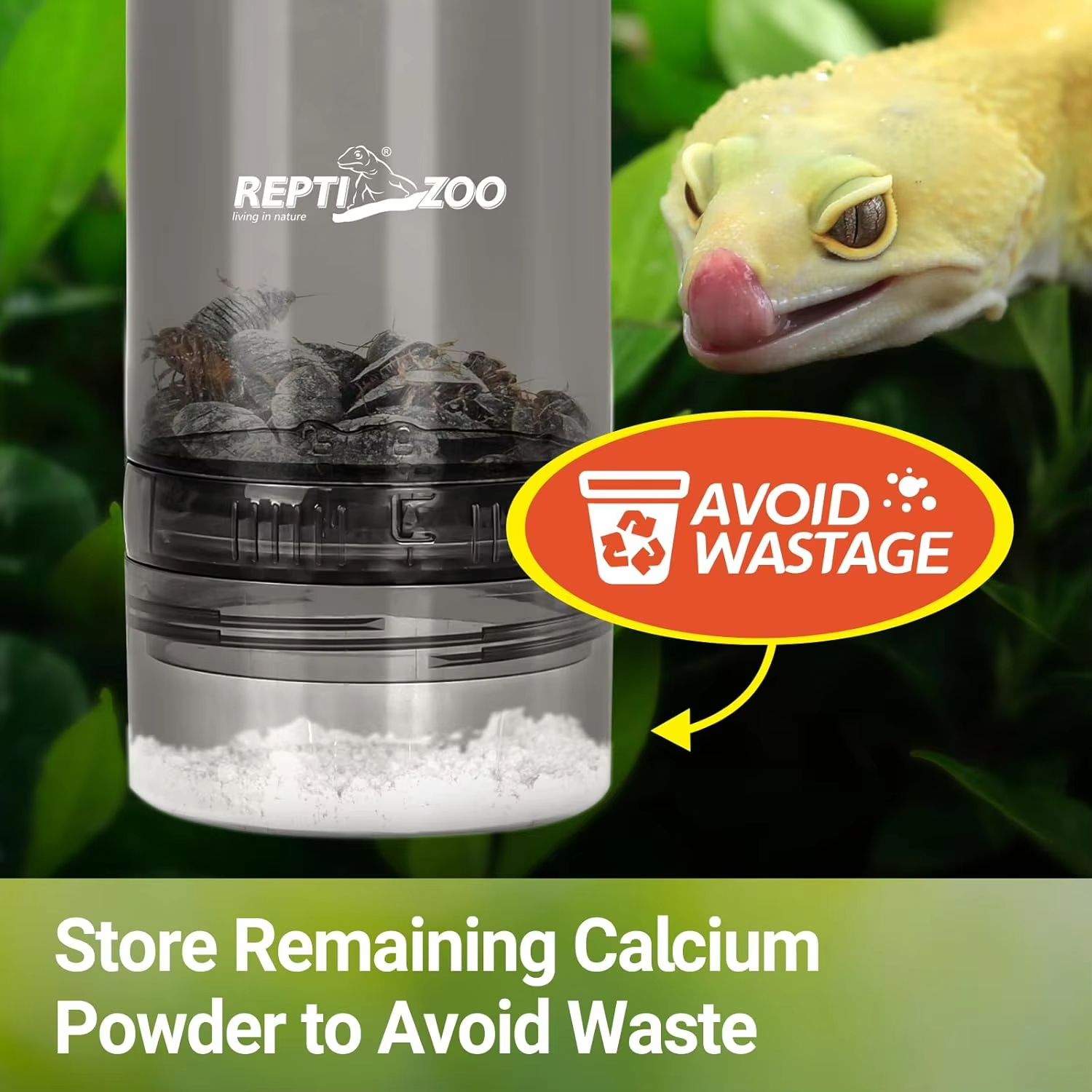 Reptile Calcium Powder Mixing  - đánh giá và giá Calcium Powder Reptile
