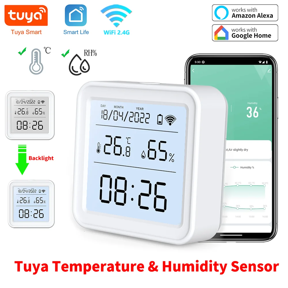Tuya New WiFi Temperature Humi - đánh giá và giá Digital Hygrometer Probe