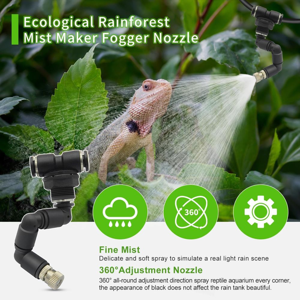 Automated Reptile Misting Syst - đánh giá và giá Misting Nozzle Reptile