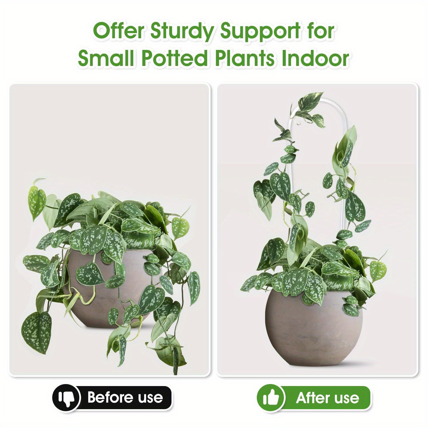 3pc u-shaped acrylic plant cli - đánh giá và giá Vine Climbing Plastic