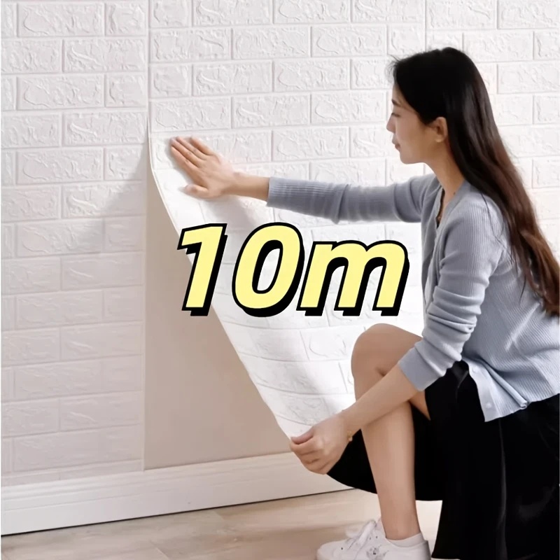 70cmX1M70cm*10M 3D Brick Patte - đánh giá và giá Pvc Panel Background