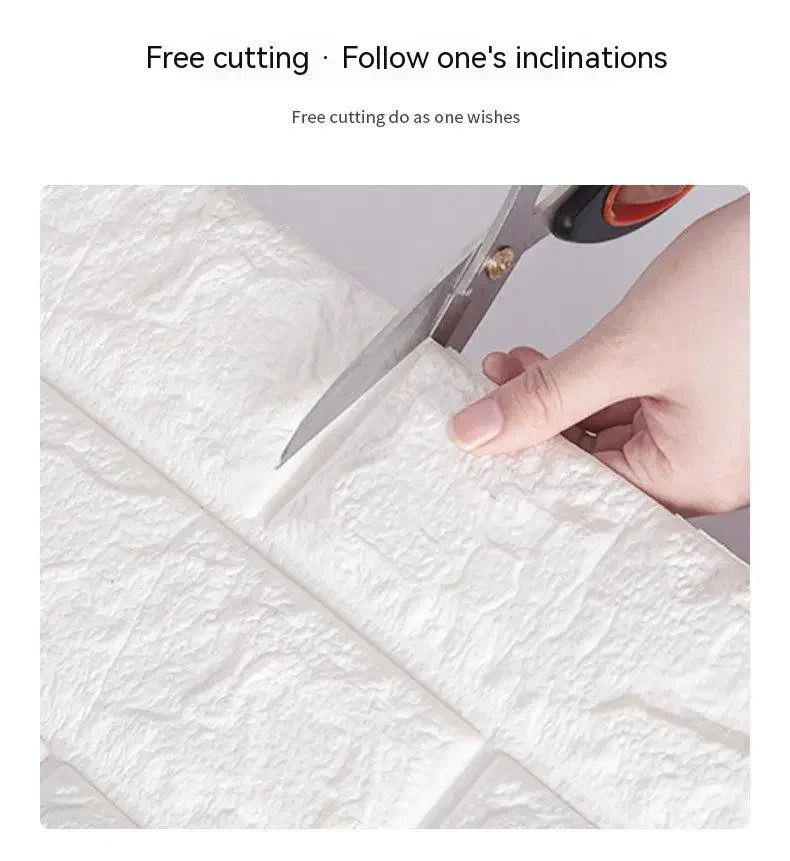 70cmX1M70cm*10M 3D Brick Patte - đánh giá và giá Pvc Panel Background