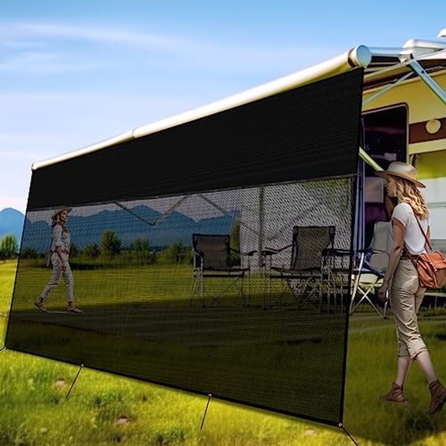 RV Awning Shade Screen 9' x 15 - đánh giá và giá Screen Top Mesh