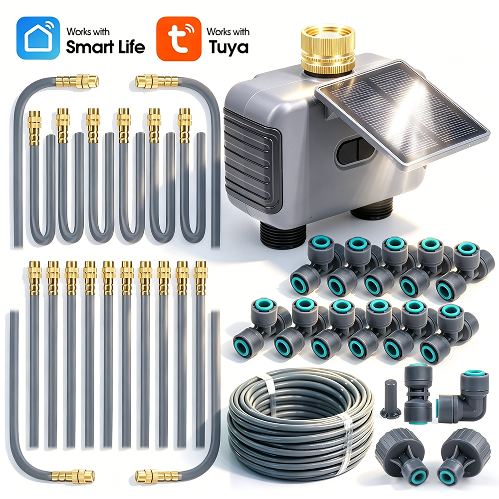 10-30M Tuya Dual Outlet Solar  - đánh giá và giá Timer Dual Outlet